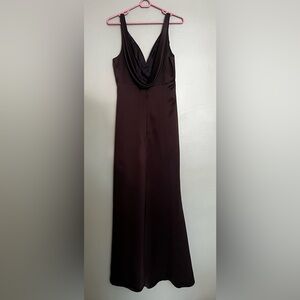Brown long dress